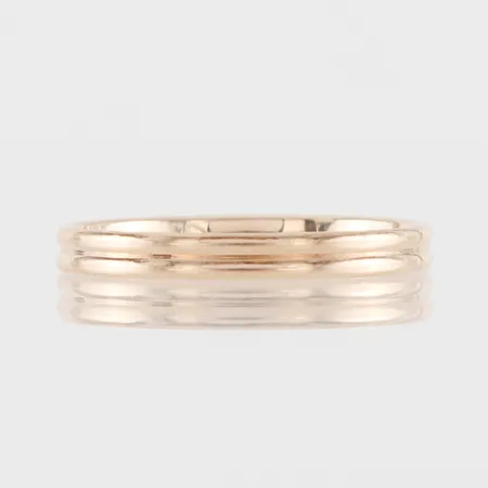 Ring Schalins, storlek 22 mm, bredd 3 mm, 9k. Vikt: 2,3 g