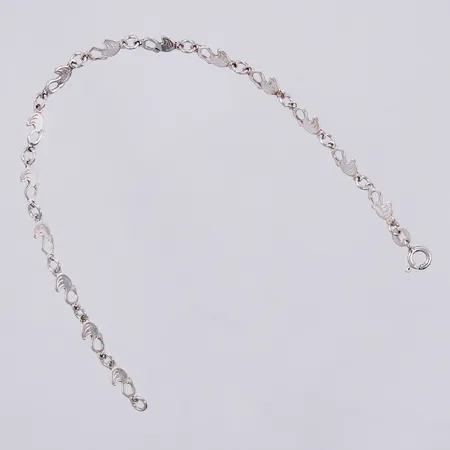 Armband längd ca 18,5cm, 2-4mm, 925/1000 silver Vikt: 3,6 g