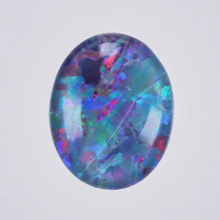 Lös opaltriplett, Ø ca 8 x 10mm, oval