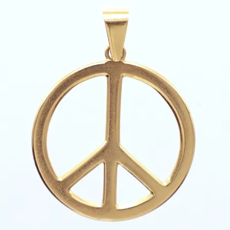 Hänge Peace, Ø35mm, Guldsmedj.Friberg,Melkerson,Rasmuss Uppsala, 18k  Vikt: 7,7 g