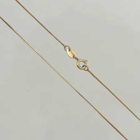 Kedja venezia, längd 45cm, bredd 0,7mm, förgylld, 925/1000 silver Vikt: 1,1 g