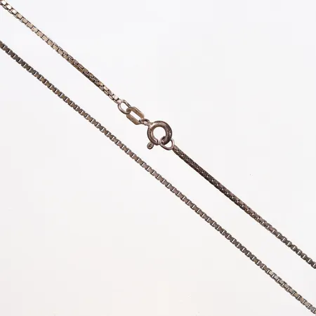 Kedja Venezia, 50cm, bredd: 1,5mm, skevheter, missfärgat silver 925/1000 Vikt: 5,7 g