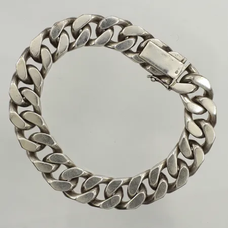 Armband Pansar, längd 19cm, bredd 11,2mm, silver 835/1000 Vikt: 67,8 g