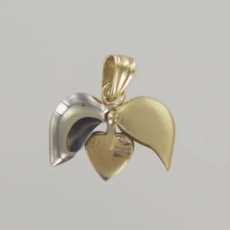 Hänge öppningsbar, längd 2 cm, bredd 1,3 cm, graverad 1996, 18K 3,1 g Vikt: 3,1 g