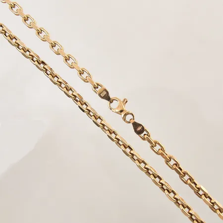 Kedja Ankar, längd 45cm, bredd 4mm, GHA, 18K  Vikt: 15,8 g