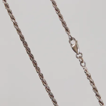 Kedja, Cordell, 38,5cm, bredd 2,6mm, länkbit av, skadad kedja, 925/1000 silver,  Vikt: 10,6 g