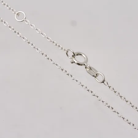 Kedja i silver, 35,5-37,5cm, Ankar, bredd 1,3mm, 925/1000, vikt 0,94g.
