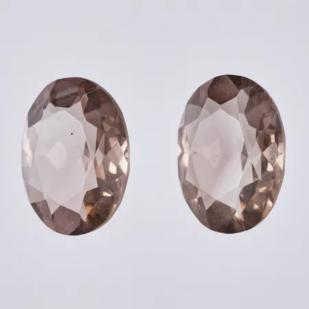 Lösa rökkvarz, 2 x ca 7,95ct, längd: ca 1,5cm, bredd: ca 12mm, ovala