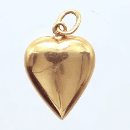 Hänge hjärta. 1,5cm, 18k Vikt: 1,5 g