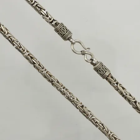 Kedja Kejsarlänk, längd 52,5cm, bredd 4,9mm, silver Vikt: 70 g