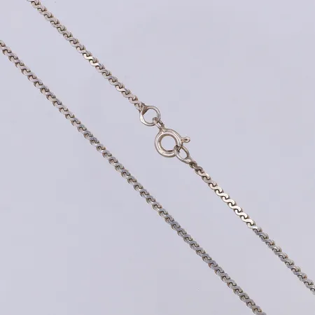 Kedja, 51cm, bredd 2mm, 925/1000 silver Vikt: 4,9 g
