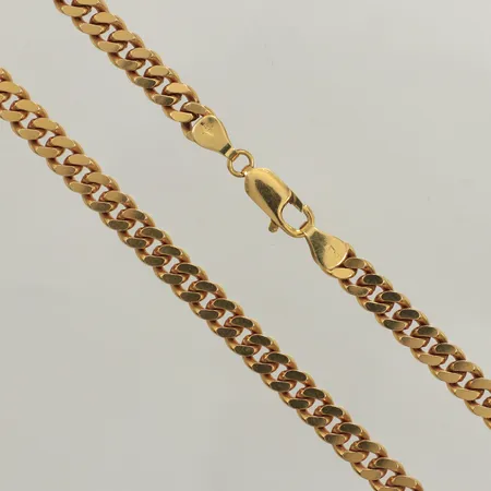 Kedja Pansar, längd 46cm, bred 5,6mm, Italy, 18K Vikt: 50,6 g