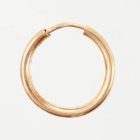 Ett udda örhänge Creol, Ø12mm, buckla, 18K Vikt: 0,4 g