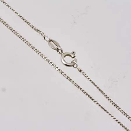 Kedja i silver, 43cm, Pansar, bredd 1,1mm, 925/1000, vikt 1,74g.