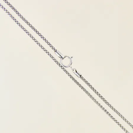 Kedja, längd 60,5cm, bredd 2mm, silver 925/1000 Vikt: 3,8 g