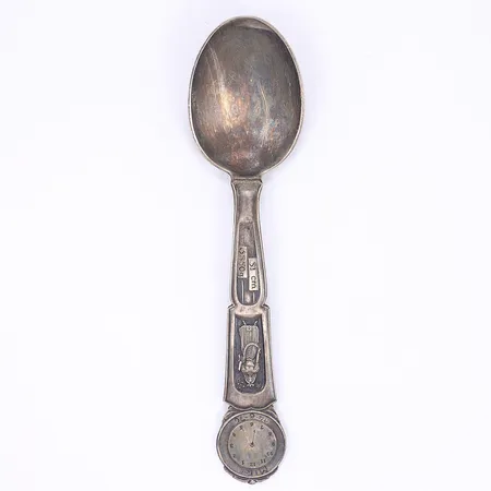 Dopsked, längd 14cm,  gravyr, silver 830/1000 Vikt: 28 g