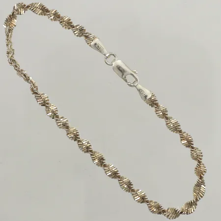 Armband, längd 20cm, defekt, 925/1000 silver Vikt: 4,8 g