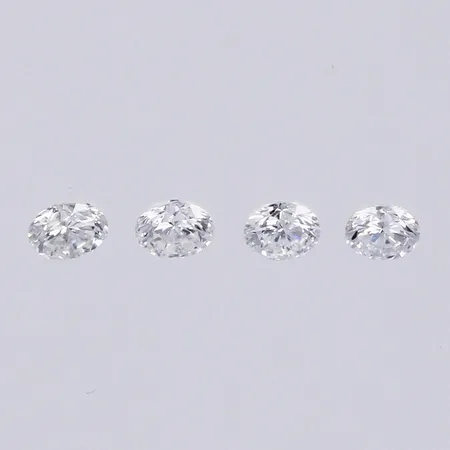 Lösa diamanter ca 4x0,06ct W (H)/VS-Si