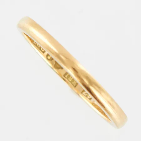 Ring, stl 16½, bredd ca 2mm, 18K Vikt: 2,1 g