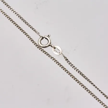 Kedja i silver, 43cm, Pansar, bredd 1,3mm, 925/1000, vikt 2,31g.