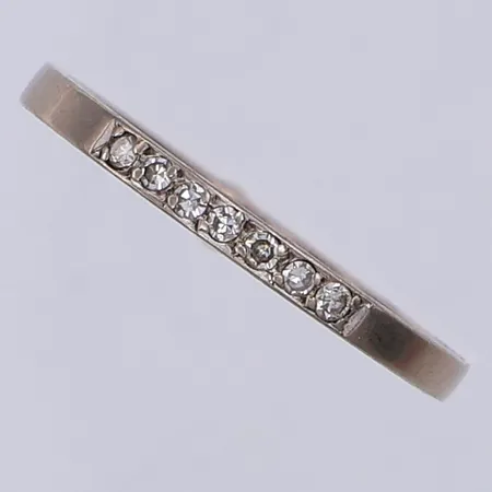Ring, diamanter ca 0,07ctv, stl 17¼, vitguld år 1958, 18K Vikt: 2,7 g