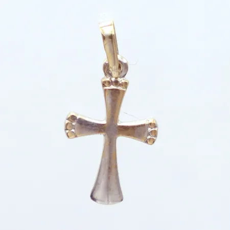 Hänge kors vitguld, längd 2cm, 18k  Vikt: 0,9 g
