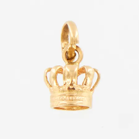 Hänge krona, 13x8mm, 18K Vikt: 0,9 g