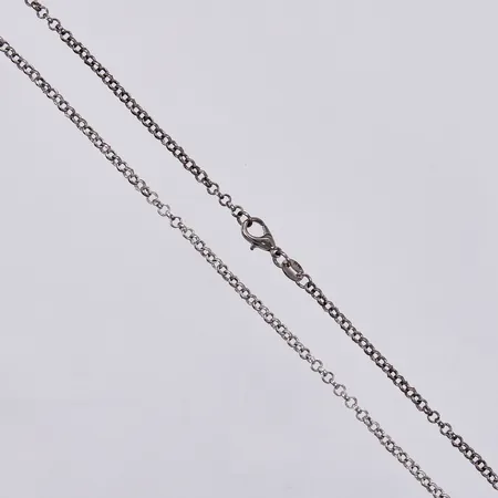 Kedja längd ca 46cm, bredd ca 3mm, 925/1000 silver Vikt: 4,4 g