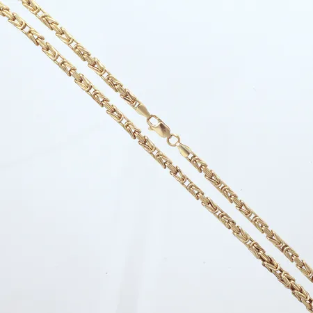 Kedja Kejsarlänk, längd 63cm, bredd 3,7mm, 14K Vikt: 20,1 g