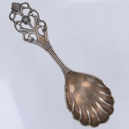 Marmeladsked, modell Vikingros,12,3cm, Magnus Aase, 830/1000 silver Vikt: 20,1 g