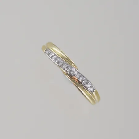 ring 0,050ct 18k 1,3 gr Ø 16 mm Vikt: 1,3 g