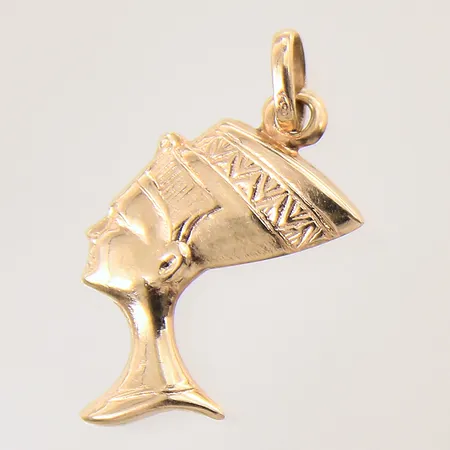 Hänge, Nefertiti, 25x12mm, 18K  Vikt: 1,3 g