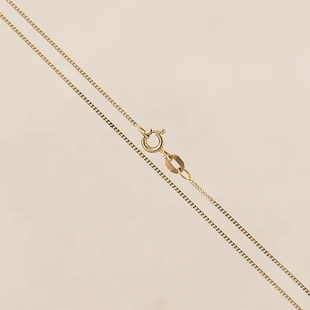 Kedja Pansar, längd 36cm, bredd 0,9mm, GHA, 18K  Vikt: 1,4 g