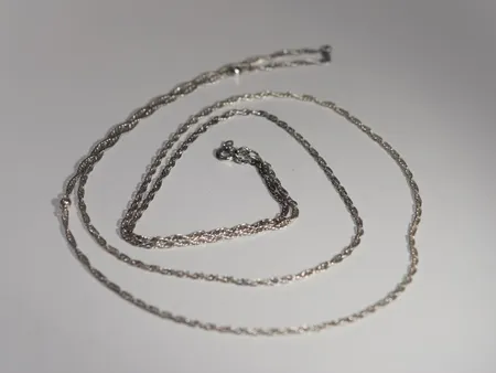 Halsband silver, längd 90 cm silver 925/1000 Vikt: 6,7 g