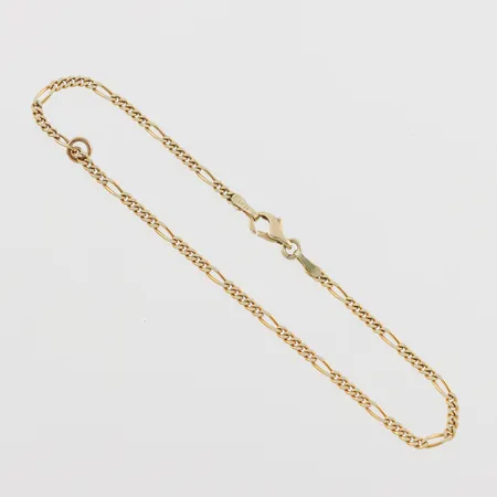 Armband, längd ca 19 cm, bredd 2 mm, 14k. Vikt: 2,8 g