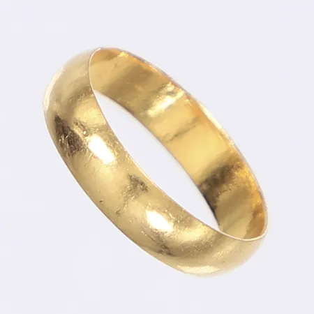 Ring, stl 17, bredd 4mm, repor, 21K Vikt: 3,1 g