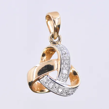 Hänge, längd 16 mm, bredd 11 mm, 18K. Vikt: 1,3 g