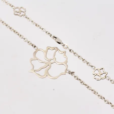 Collier i silver, 45cm, bredd 3-33,5mm, 925/1000, Eden, Efva Attling, vikt 14,6g.