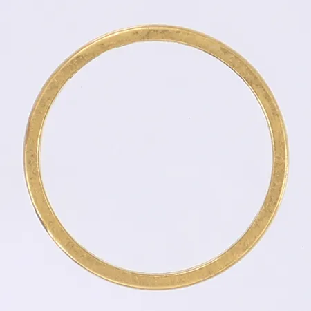 Ring, stl 19¼, bredd 2mm, tillverkad 1934, gravyr, 23K Vikt: 3 g