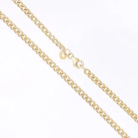 Kedja, Pansar 43cm, bredd 4mm, ihålig, 18K Vikt: 6 g