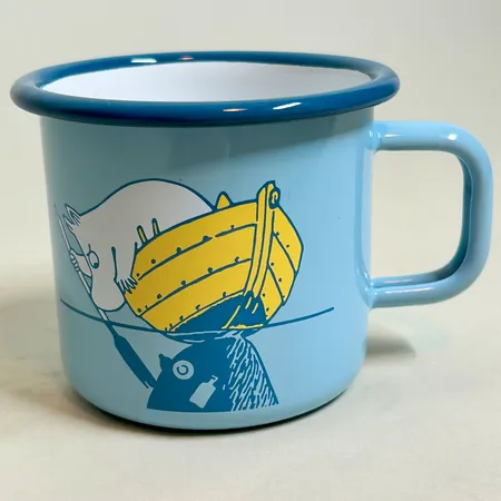 Mugg Mumin, emalj, vårt hav, Muurla, 75mm, 37 cl Vikt: 0 g