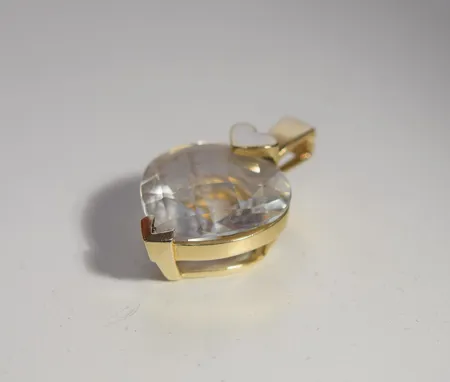 hänge hjärta m sten 14k 8,1 Vikt: 8,1 g