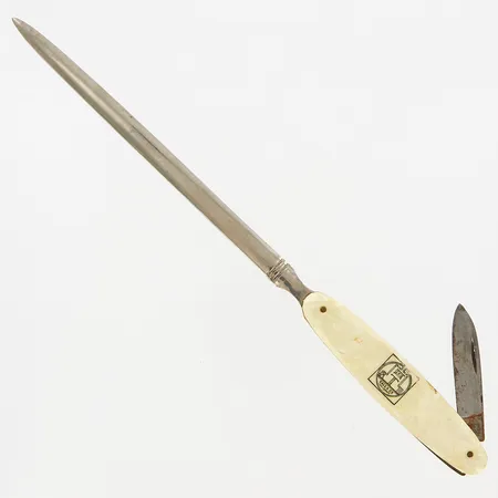 Brevkniv med fällkniv, 23-27,5cm, stål