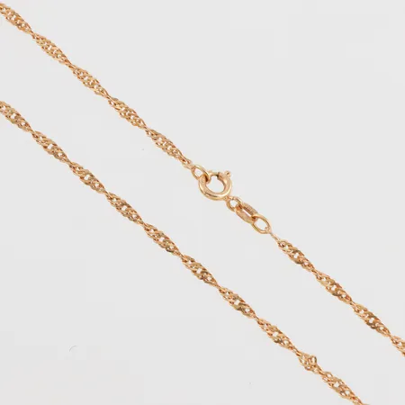 Collier, längd ca 50 cm, bredd 6 mm,  Vikt: 5,4 g