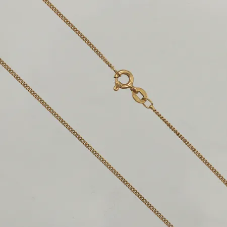 Kedja Pansar, längd 50,5cm, bredd 1,2mm, 18K  Vikt: 3,1 g