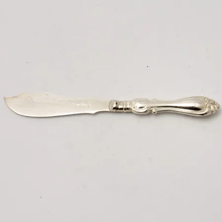 Smörskniv i silver, 19,8cm, modell Olga, 830/1000, vikt 35,65g.