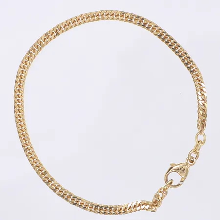 Armband, pansar, Balestra, längd 18cm, bredd 3mm, 18K Vikt: 6,1 g