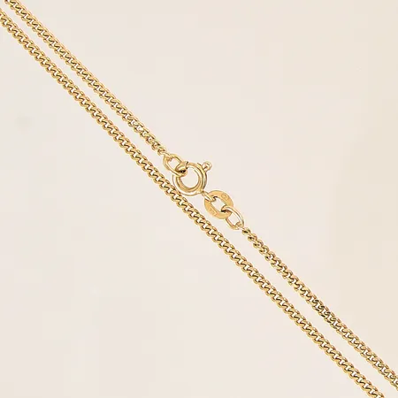 Kedja Pansar, längd 59,5cm, bredd 2mm, 18K  Vikt: 7,2 g