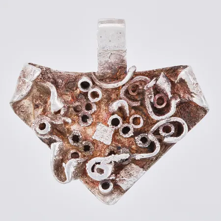Hänge, längd: ca 3,5cm, bredd: ca 40mm, U. Fransén, år 1975, 925/1000 silver  Vikt: 14,8 g