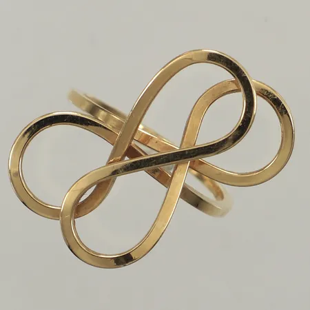 Ring, stl 18, bredd 1,5-25mm, 14K Vikt: 1,9 g